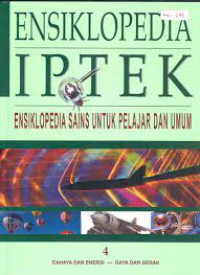 Image of Ensiklopedia IPTEK 4: Cahaya dan Energi - Gaya dan Gerak