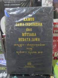 Image of Kamus Jawa-Indonesia dan Mutiara Budaya Jawa